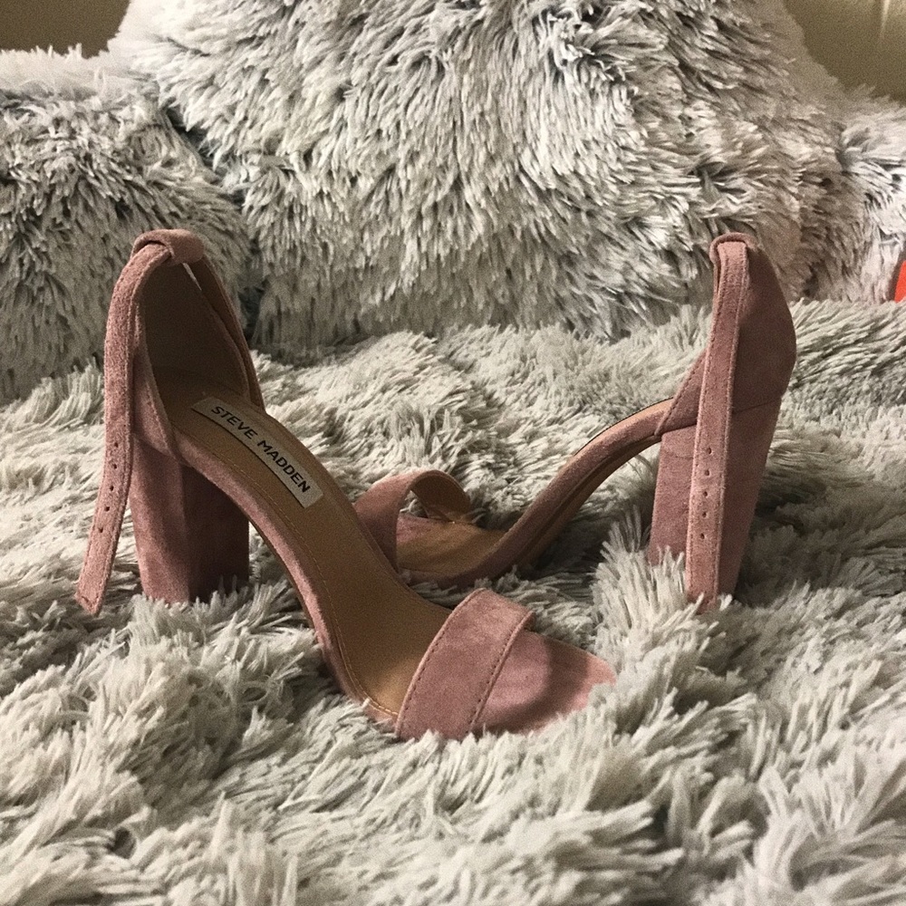 Steve Madden Pink Block Heels ONLY WORN ONCE
